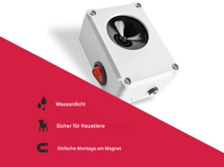 Wasserdichte Ultraschall-Vogelscheuche für Marder, Mäuse und Ratten DRAGON ULTRASONIC C100